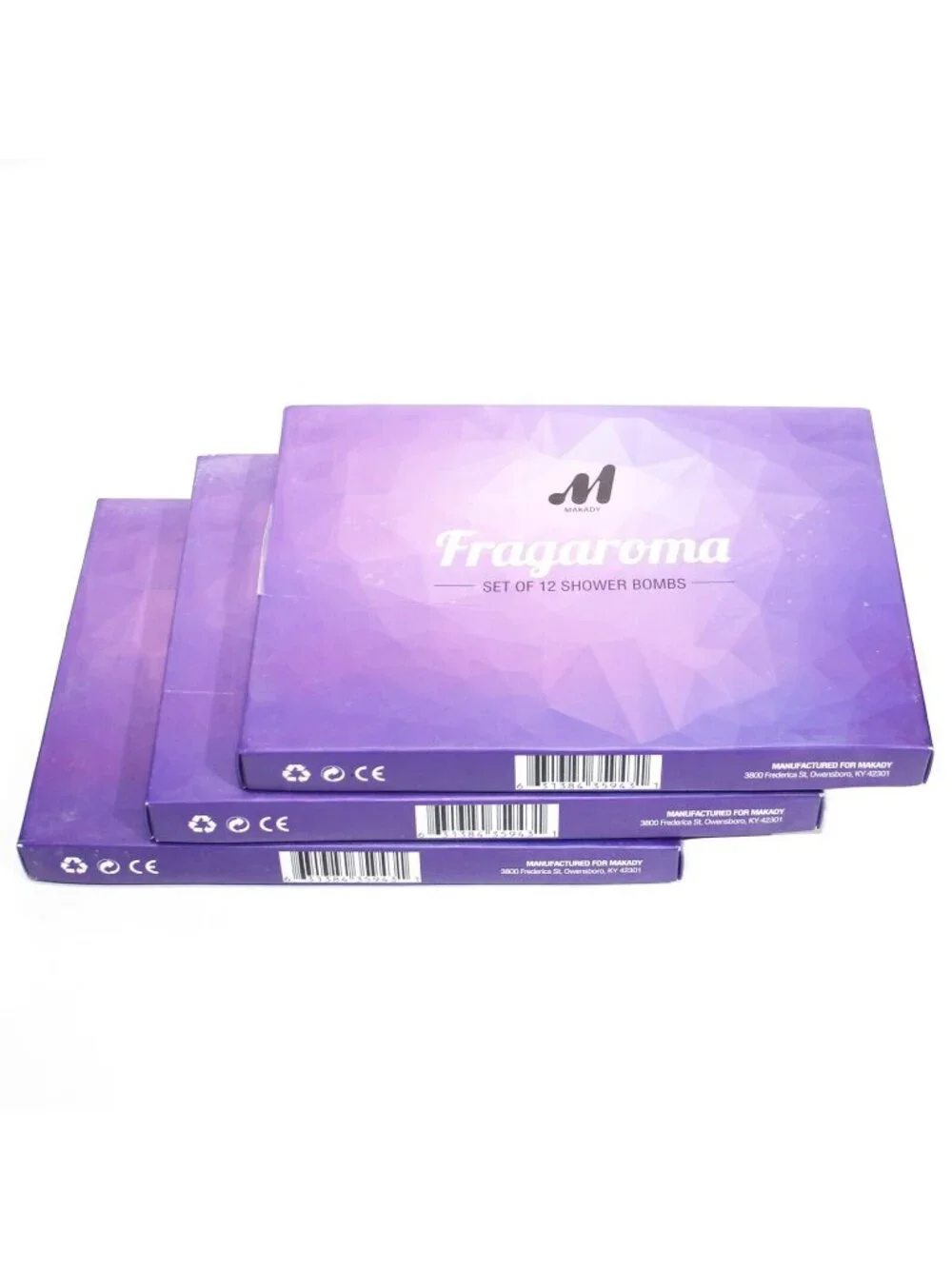 X3 Fragaroma Set of 12 Shower Bombs Shower Steamers Aromatherapy Essential Oils